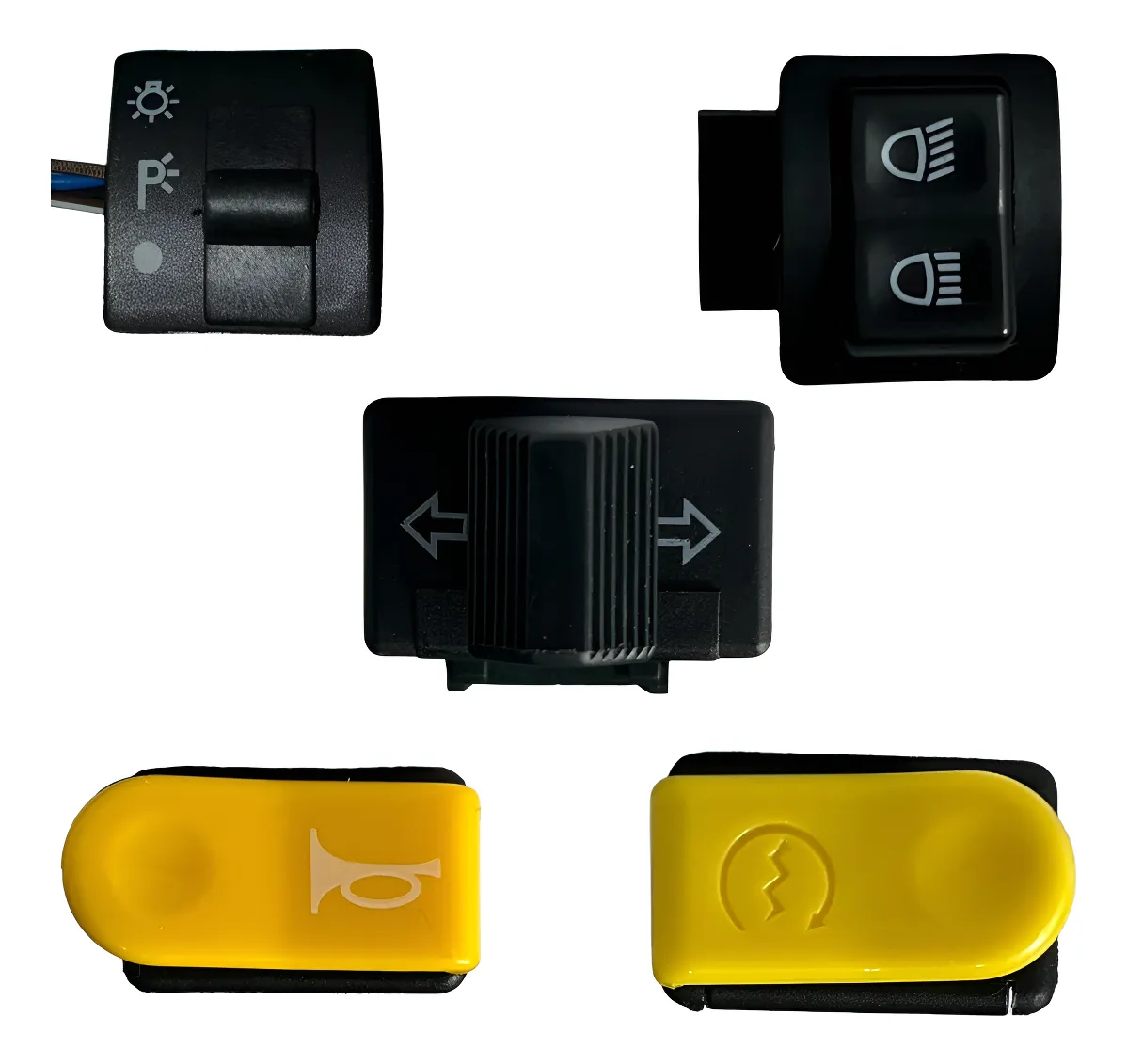 Kit 5 Botao Interruptor Shineray 