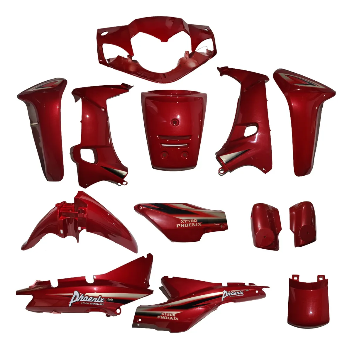 Kit Carenagem Completa 13 Peças Shineray ...